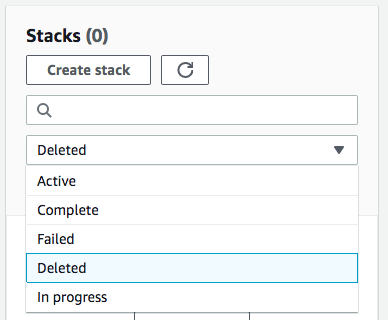 
               “筛选条件”菜单中的已删除选项。
            