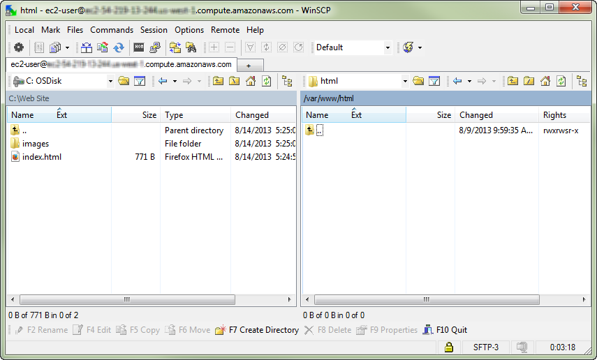 
							WinSCP 屏幕
						
