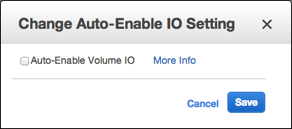 
                                    修改自动启用 IO 设置
                                