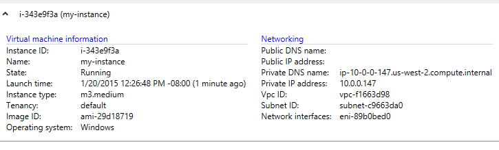 
                            查看实例详细信息
                        