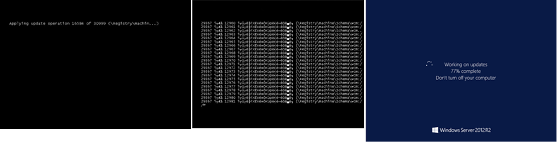 
                        Windows Update 屏幕
                    