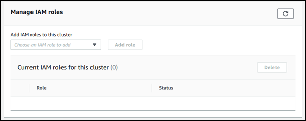 
                                将 IAM 角色与数据库集群关联
                            