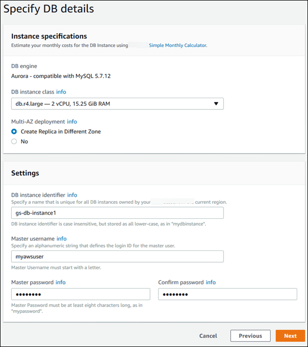 
                            Amazon Aurora 详细信息
                        