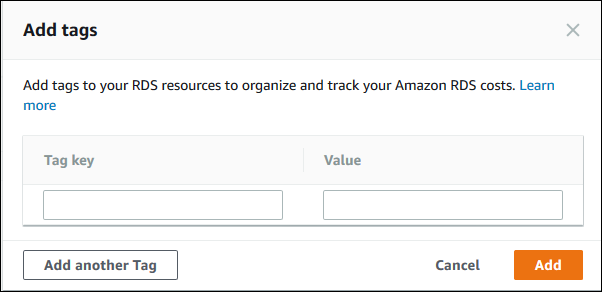 
            “Add tags (添加标签)”窗口
          