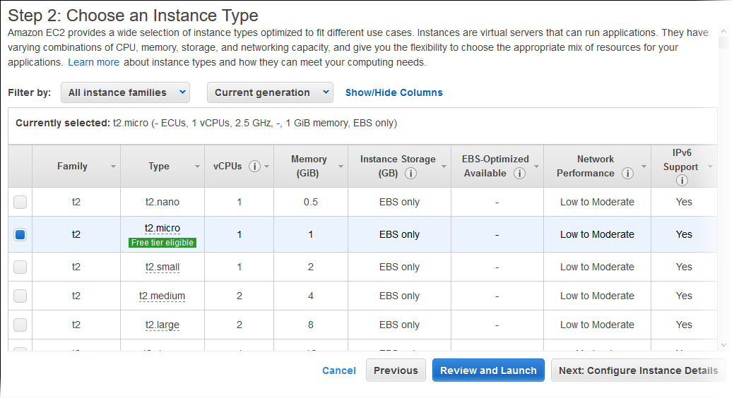 
                                选择一个实例类型
                            