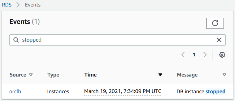 
							列出数据库事件
						