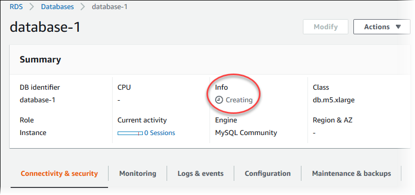 
                                    我的数据库实例详细信息
                                