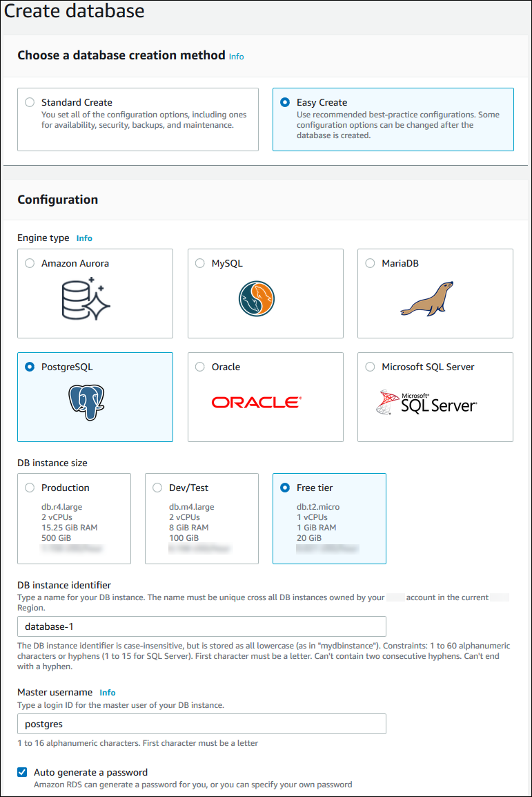 
    							“创建数据库”页面
    						