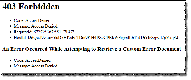 
					“403 Forbidden”(403 禁止访问) 错误消息示例
				