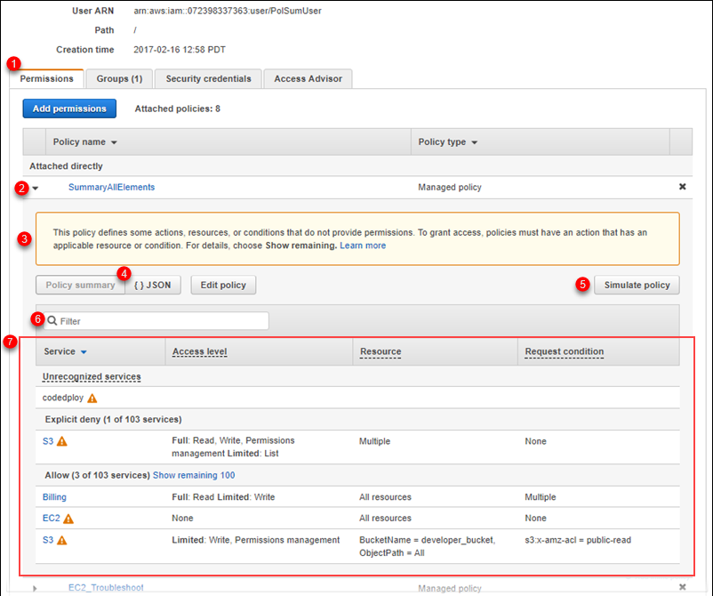 
        “Policy summary (策略摘要)”对话框图像
      
