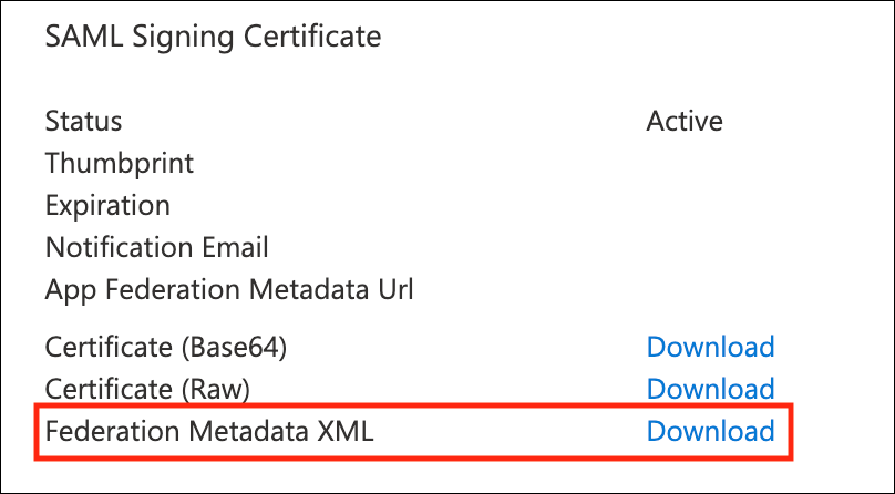 
                        下载元数据 XML。
                    