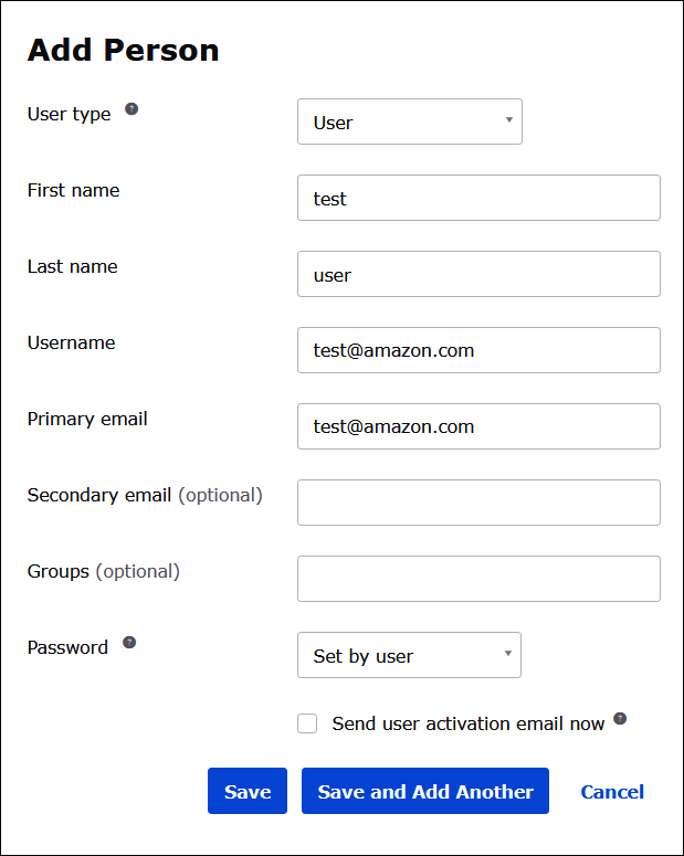 
                                输入用户凭证。
                            