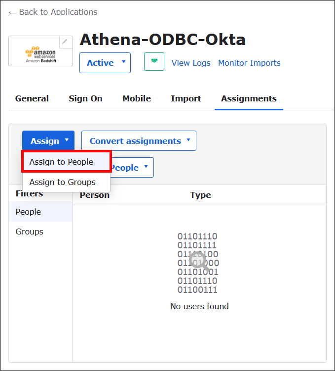 
                        选择 Assign to People（分配给人员）。
                    