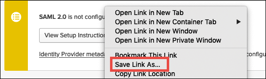 
                        保存身份提供程序元数据。
                    