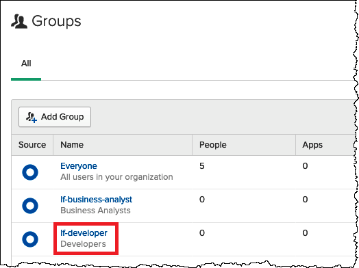 
                        选择 lf-developer。
                    