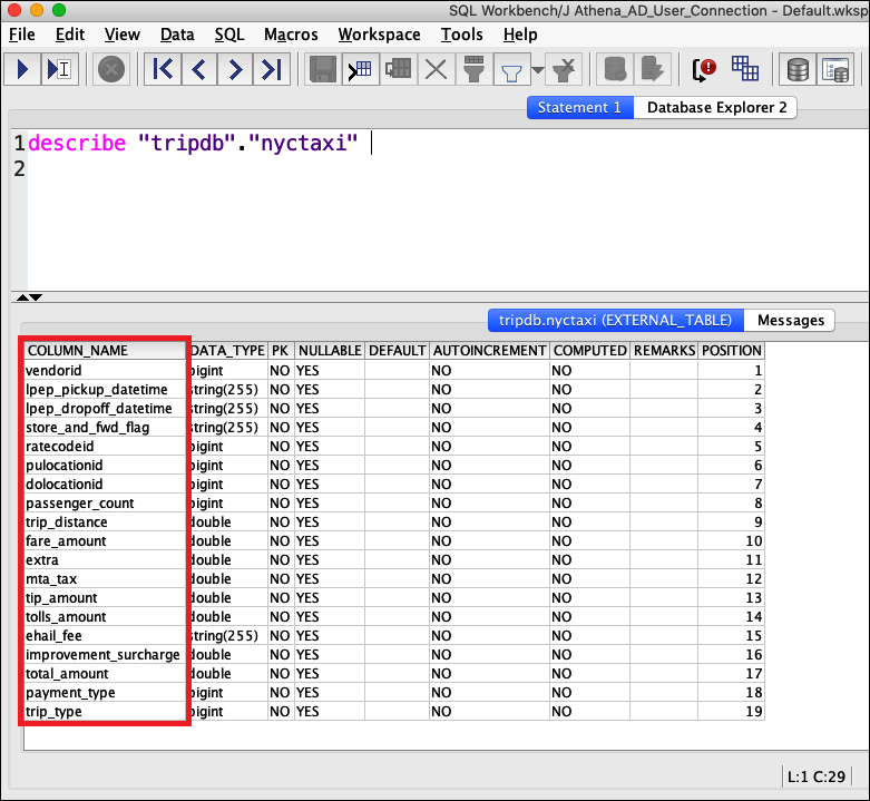 
                        所有列均已显示。
                    