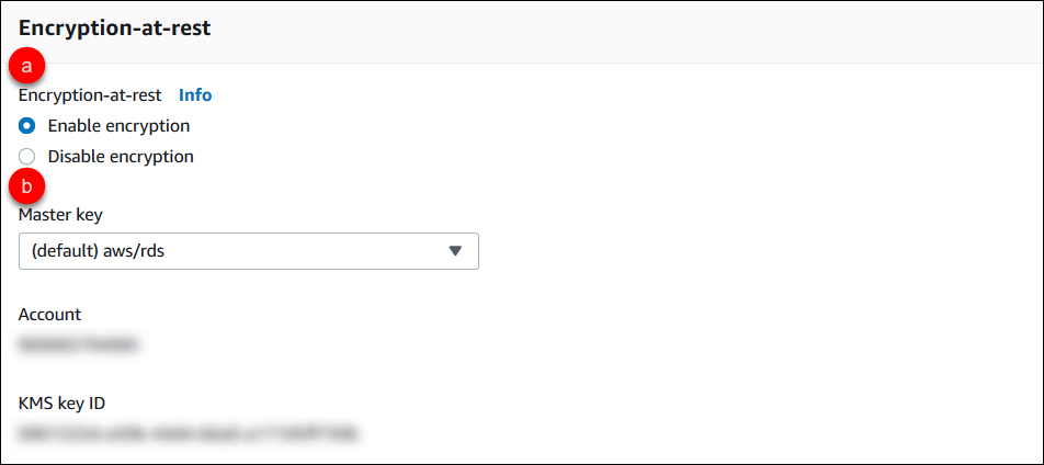 
                           显示为集群配置加密的步骤的“Encryption (加密)”窗格屏幕截图。
                        