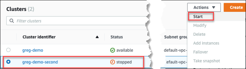 
                              映像：启动集群
                           