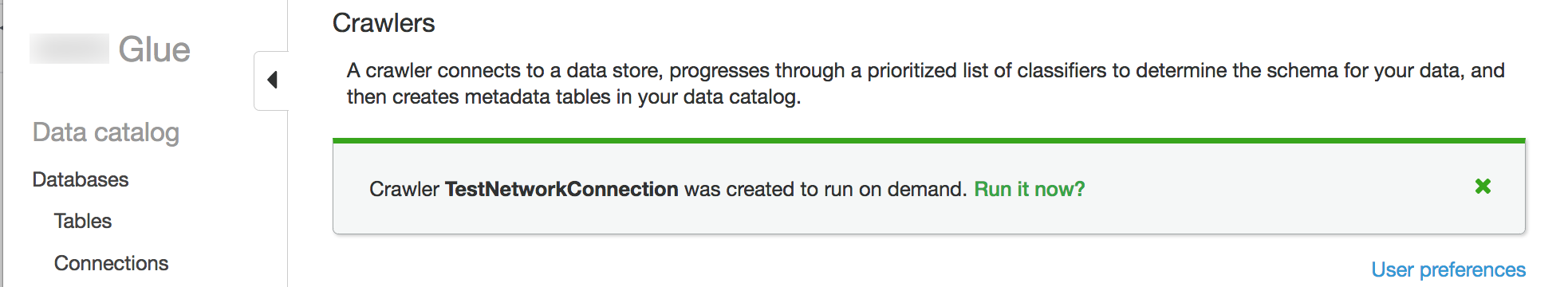 
                    按需运行您的爬网程序。
                