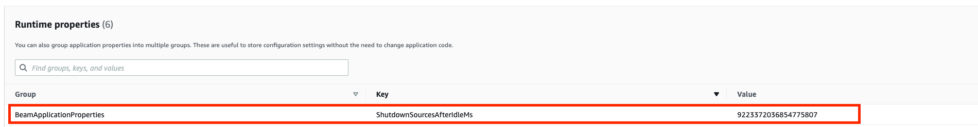 
                            Set shutdownSourcesAfterIdleMs 变为 long.max_VALUE
                        