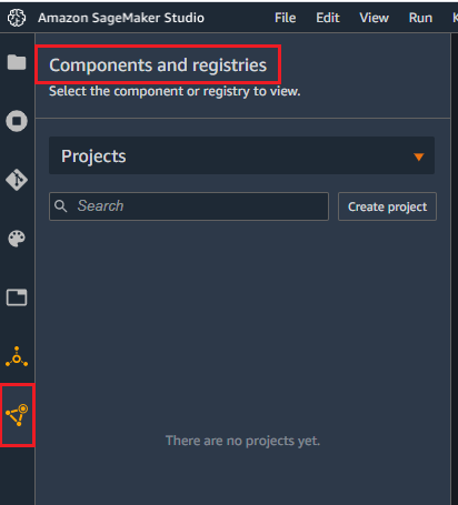 
            打开组件和注册表页.
          