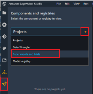 
            打开组件和注册表页.
          