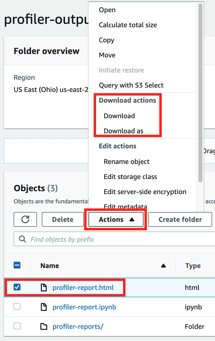 
                                        规则输出 S3 存储桶 URI 的示例
                                    