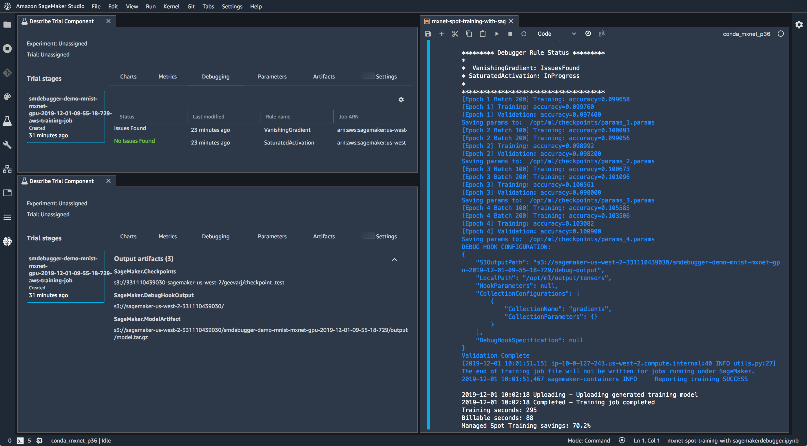 
                        显示已启动规则的图像
                    