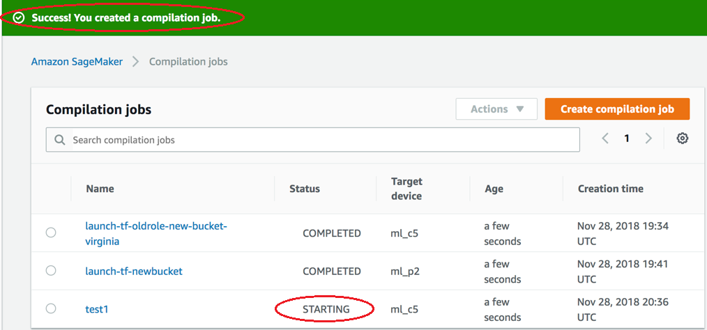 
                        编译作业状态。
                    