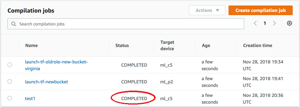 
                        编译作业状态。
                    