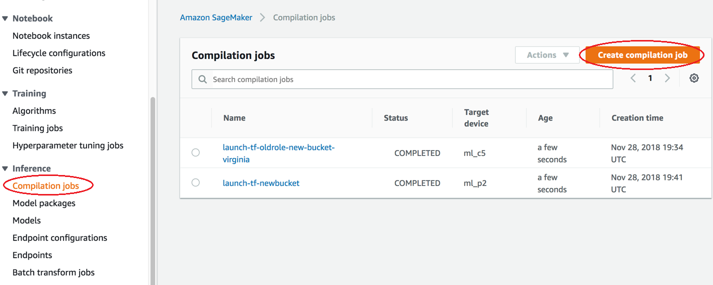
                        创建编译作业。
                    