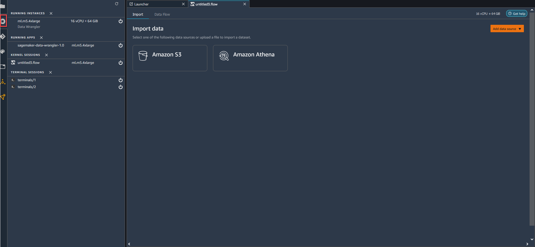 
                        要查看正在运行的实例，请选择左侧红色文本框中突出显示的图标。
                    
